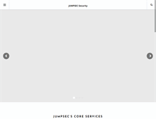 Tablet Screenshot of jumpsec.com